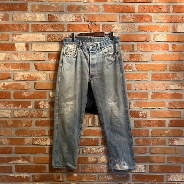 80s USA 빈티지 리바이스 501 데님 팬츠