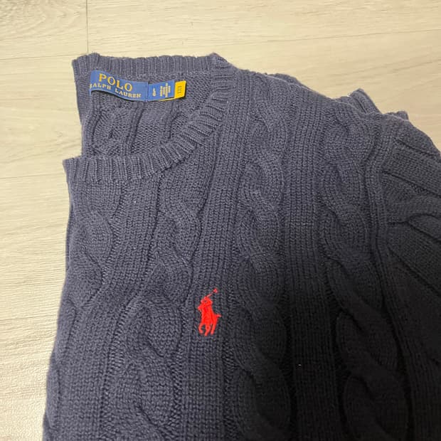 폴로 랄프로렌 케이블 니트 L