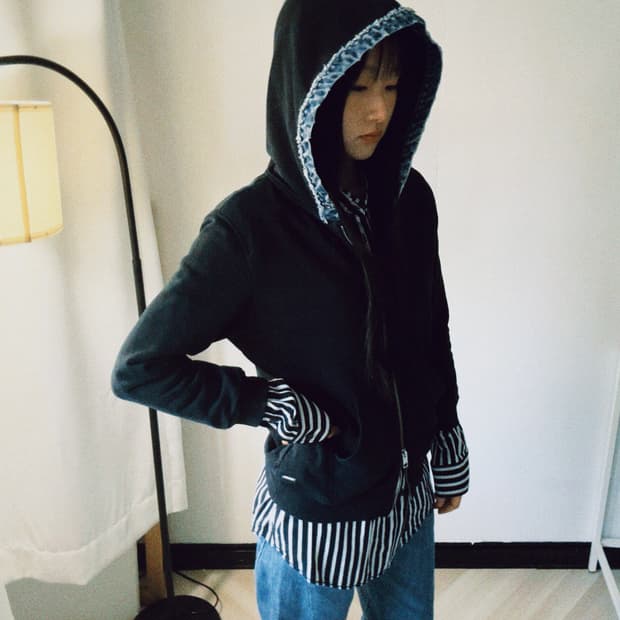 [Diesel] Denim Line Hoodie Jacket