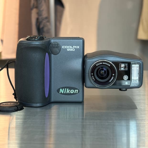 레어/셀카가능)니콘 쿨픽스 990 빈티지디카