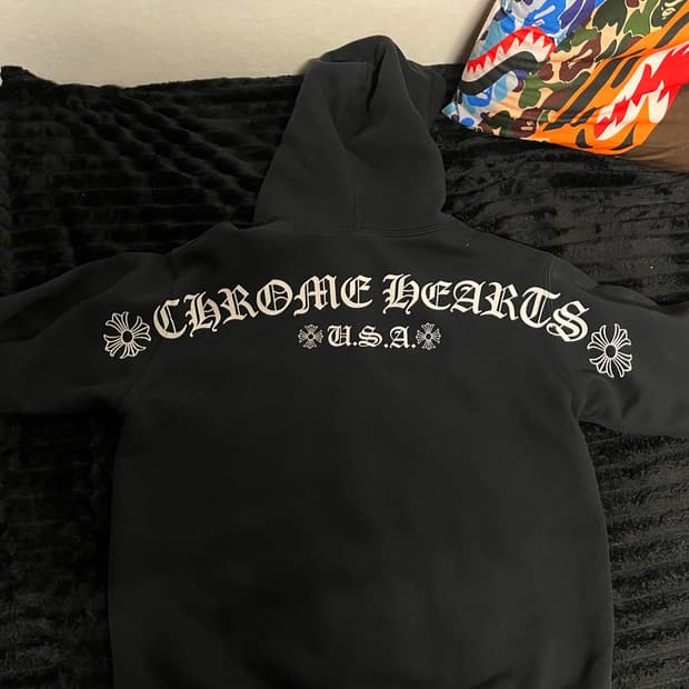 (정품) 크롬하츠 후드집업 L 플로우크로스