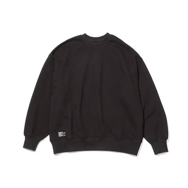 프레쉬 서비스 Light Oz 크루넥 스웻 블랙