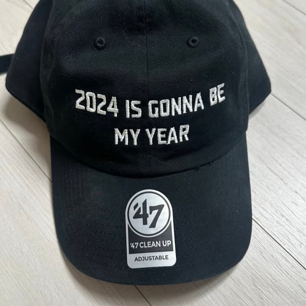 Nptsss 47브랜드 볼캡 블랙 2024 자수 제니모자