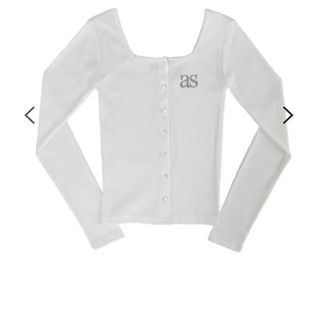 애즈온 시실리가디건 아이보리