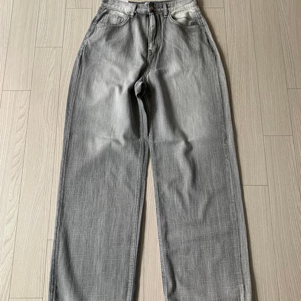 와일드 그레이 데님 팬츠 청바지  (새제품)