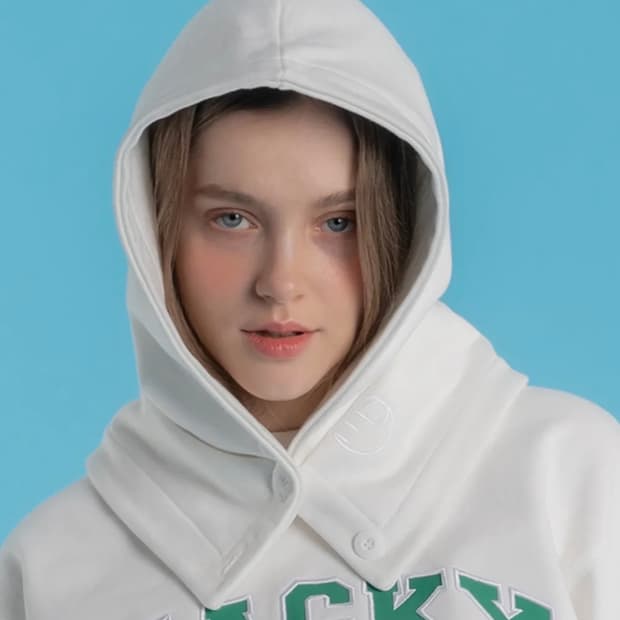 -ˋˏ 맥키 선셋 스웻 바라클라바 화이트 ˎˊ-