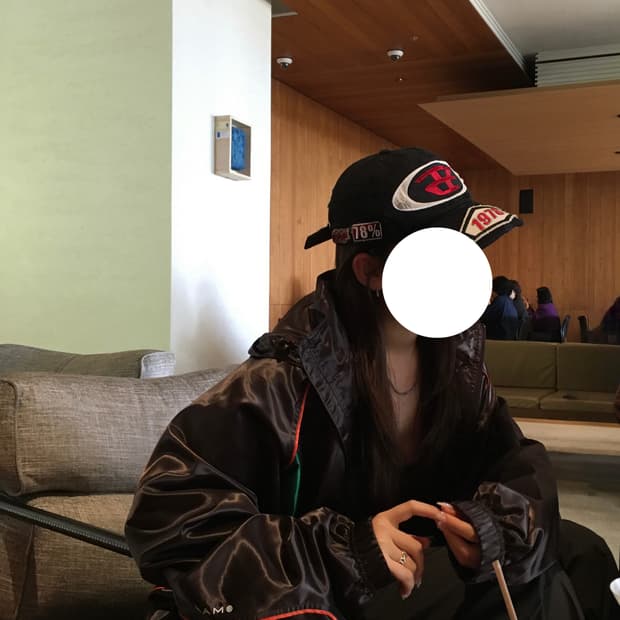 슈프림 사틴 후드자켓 브라운