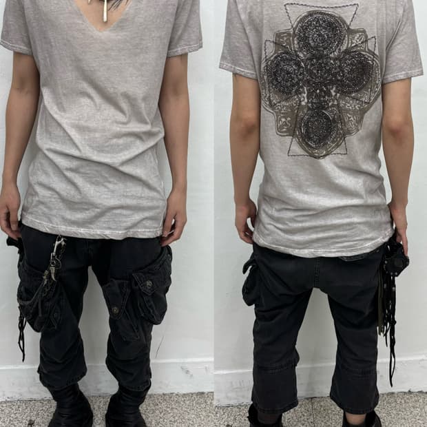 If Six Was Nine Embroidered Tribal Cross
