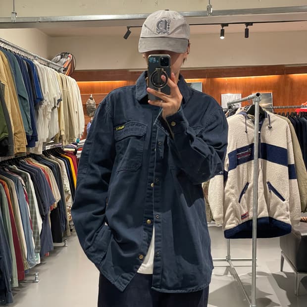 Walls 덕캔버스 워크 셔츠