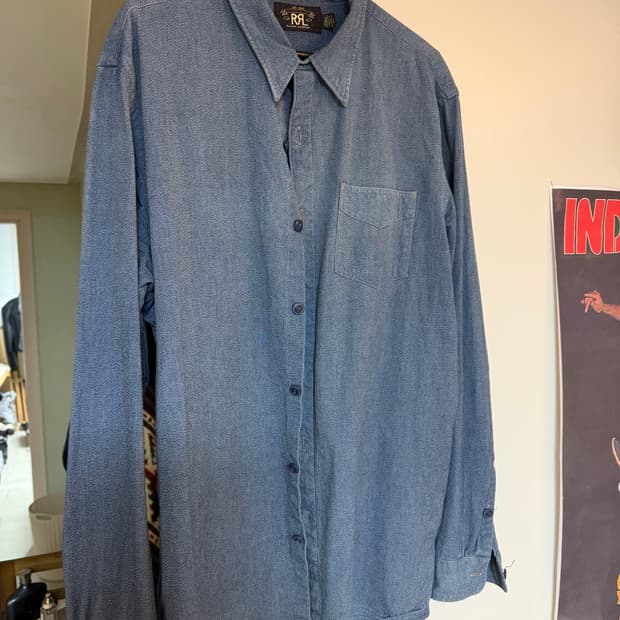 Rrl 데님셔츠 
