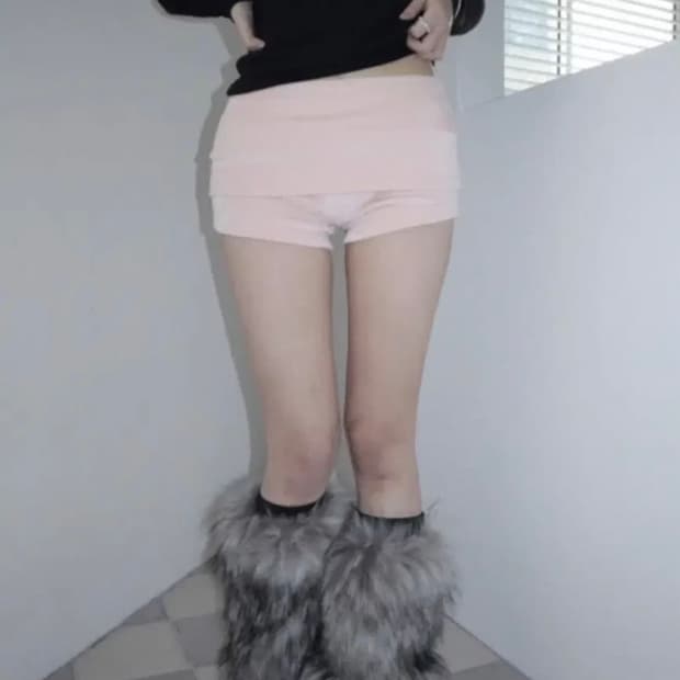 골지 더블 숏팬츠