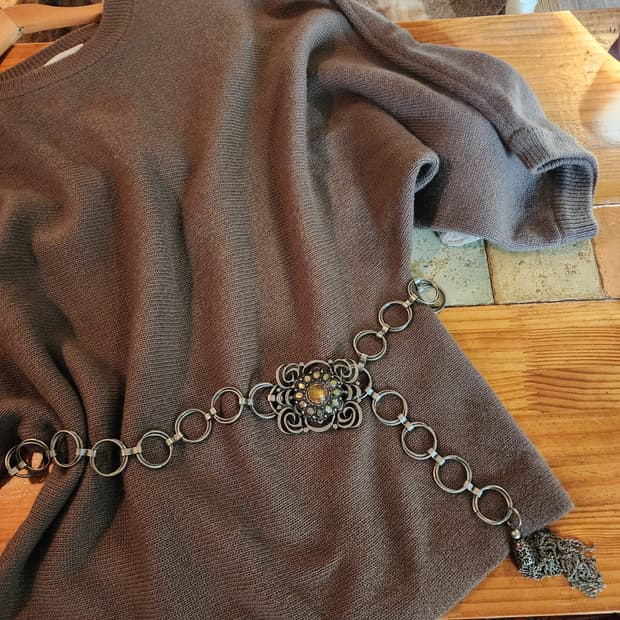 antique chain belt 엔틱 체인 벨트