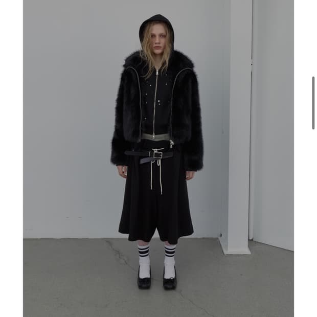 lcdc 퍼자켓 블랙