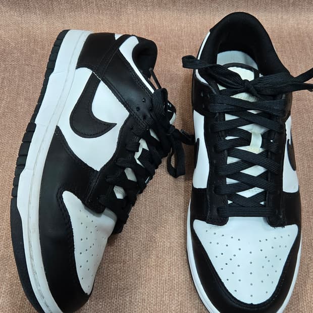 나이키 일회착용 265mm-  범고래 덩크 로우 레트로 블랙