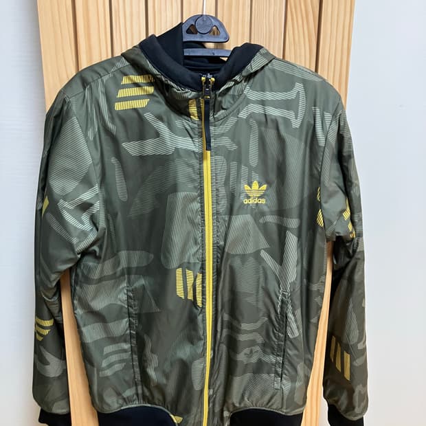 아디다스 리버시블 저지 후드집업