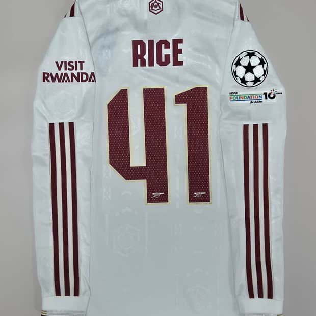 25-26 아스날 써드킷 데클란 라이스 긴팔유니폼 L사이즈