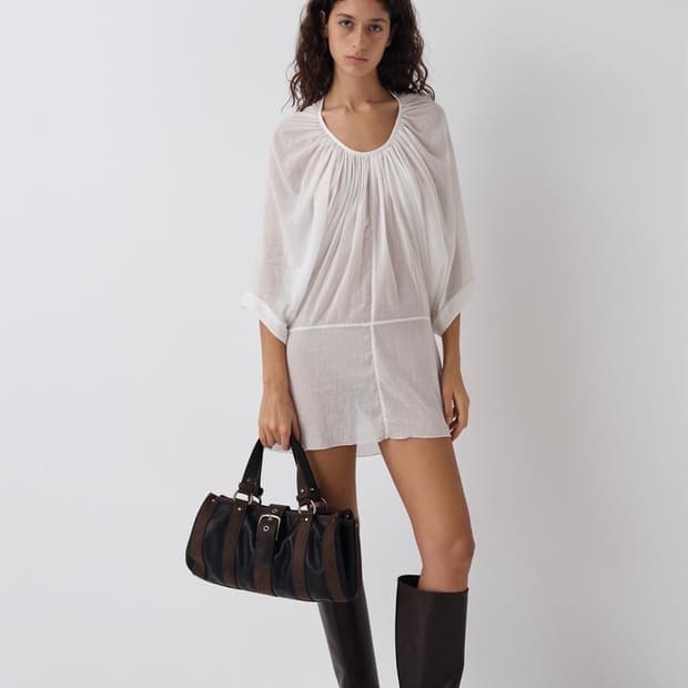 [XS,S,M]기마구아스 Ingrid 미니 드레스/화이트