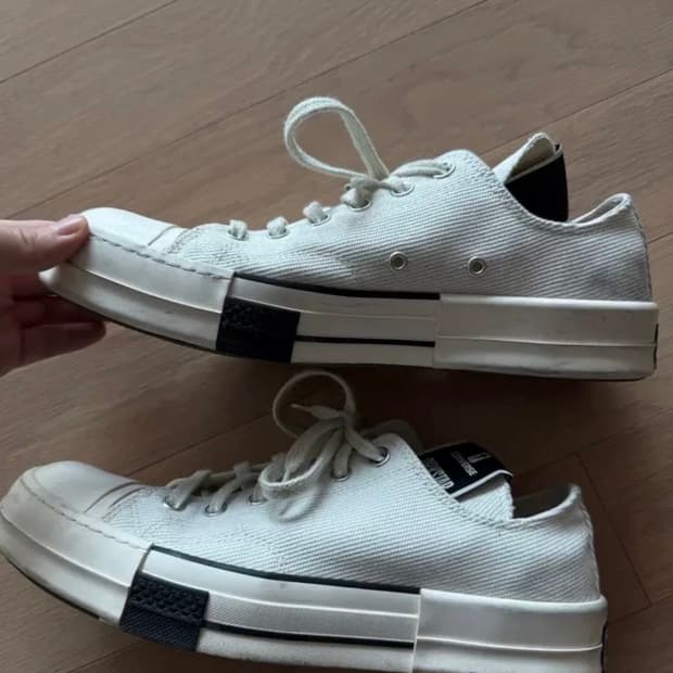 [280] 릭오웬스 다크쉐도우 컨버스 로우 화이트