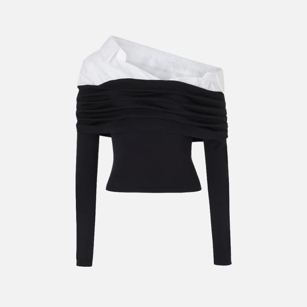 낫유어로즈 릴리 탑(블랙)