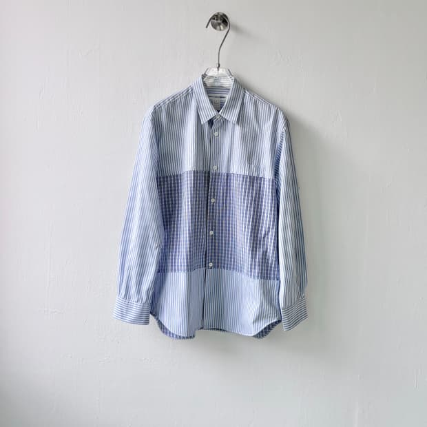 꼼데가르송 셔츠 멀티 패브릭 셔츠