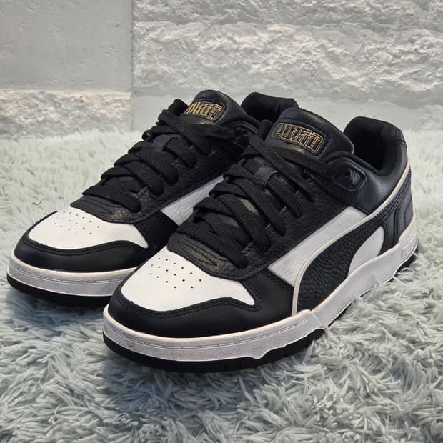 8a-18:푸마 CLYDE CORE 페리 스니커즈 블랙화이트 230mm