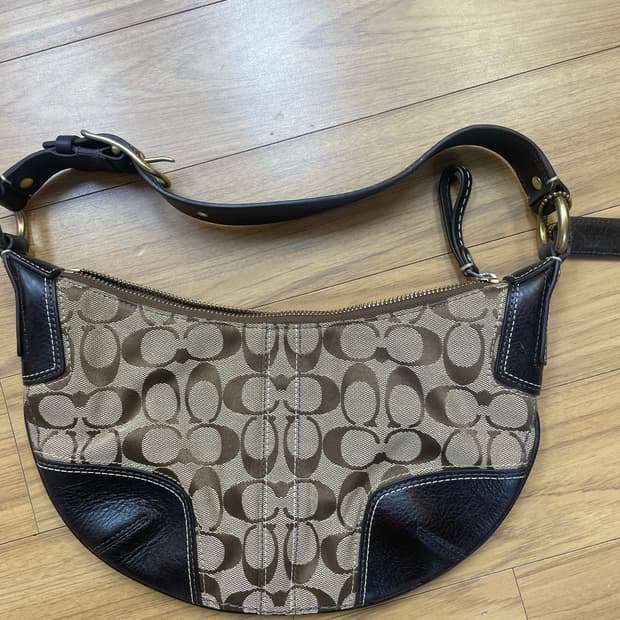 코치 시그니처 호보백