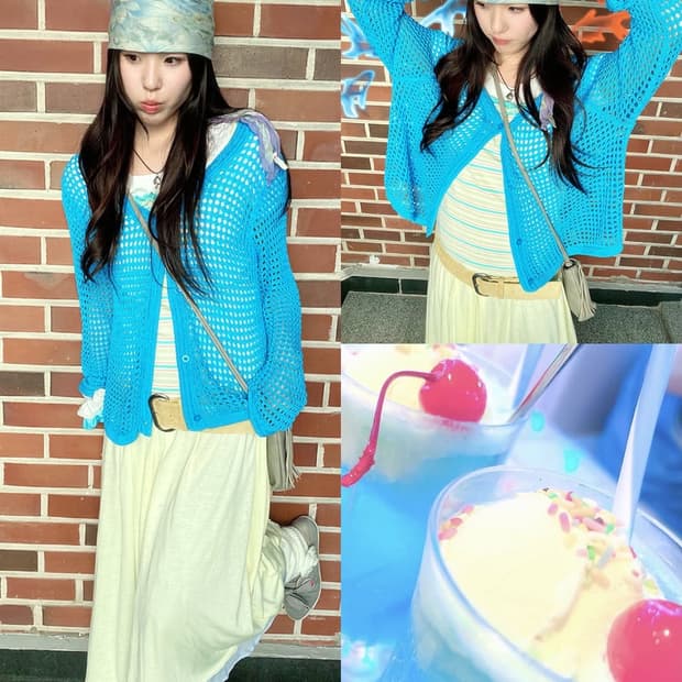 블루레몬에이드 키치룩 빈티지 코디세트 5pcs