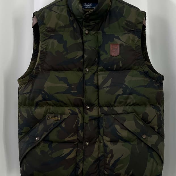 폴로 랄프로렌 밀스펙 유틸리티 말라드덕 우드랜드 다운 베스트 자켓
