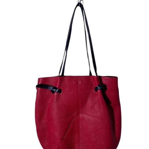 빈티지 레드 숄더백