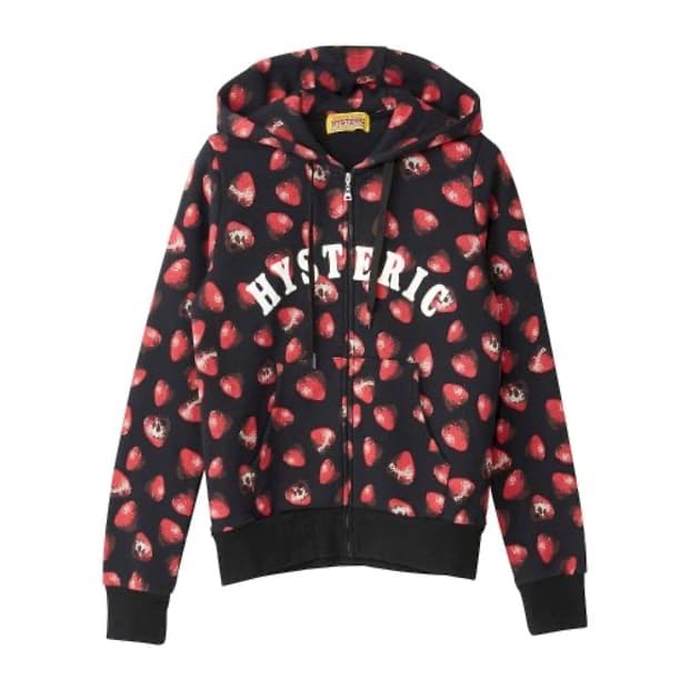 Hysteric glamour 스트로베리 후드집업