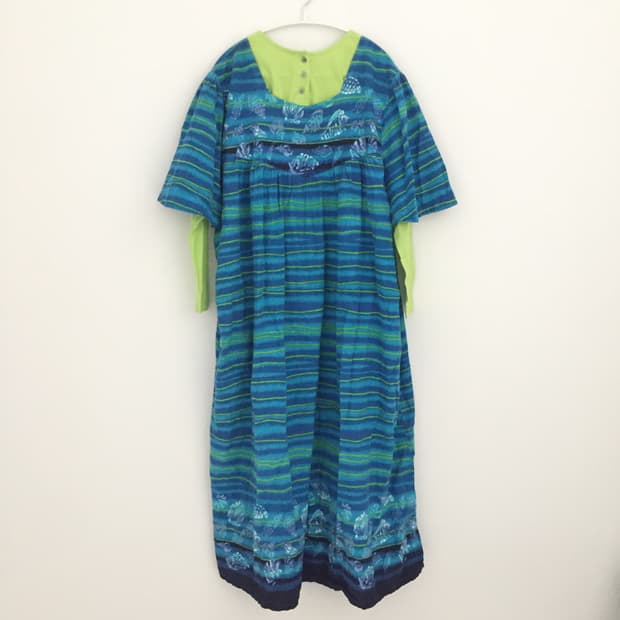 2P 지구샵 빈티지 여름용 하구미 원피스 롱슬리브