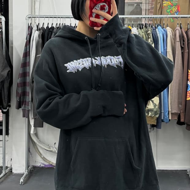 퍼킹어썸 스펠아웃 후드티