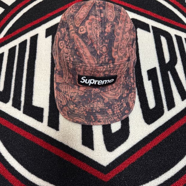 슈프림 리버티 페이즐리 캠프 캡 14SS