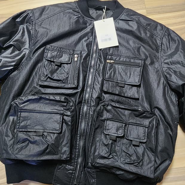 트릴리온유틸리티멀포켓MA-1블루종자켓점퍼