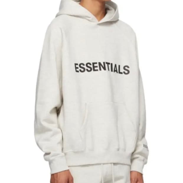 에센셜 오트밀 후드티