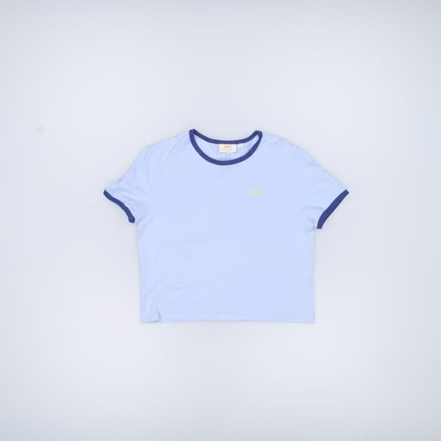 M 신형 LEE 여성 크롭반팔티 0403H1