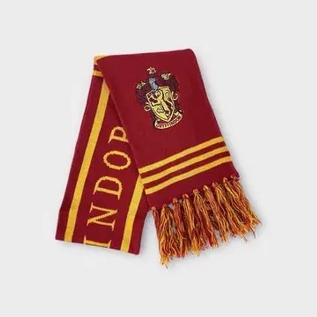 해리포터 그리핀도르 자수 롱 머플러