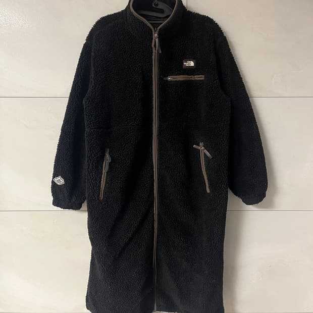 노스페이스 롱테디 후리스 코트 블랙 [S/90]