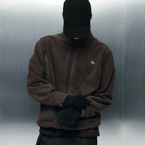 산산기어 플리스 자켓 브라운 1사이즈