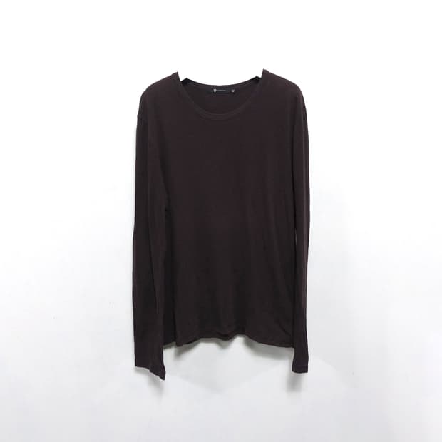[S] ALEXANDERWANG 알렉산더왕 와인 레이어드 가먼트 롱슬리브