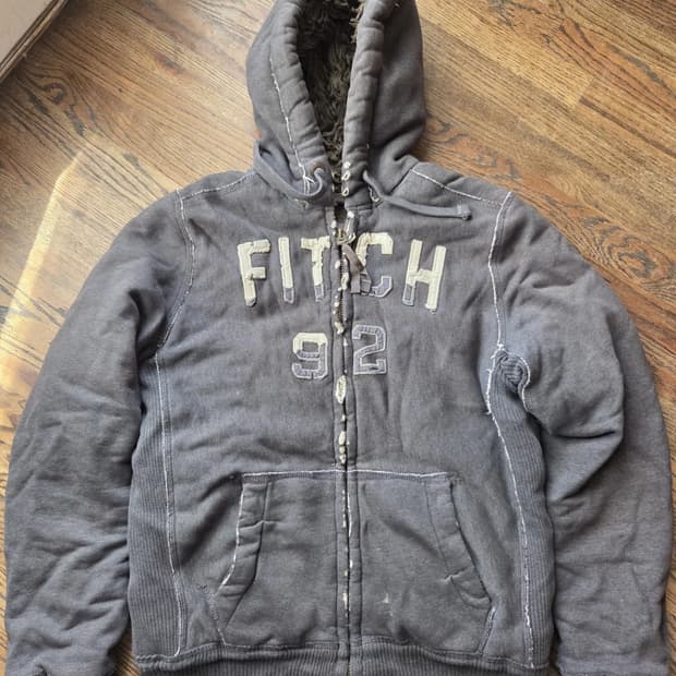 아베크롬비 앤 피치 울프죠 후드 집업 자켓