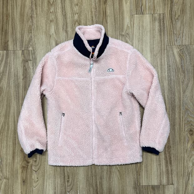 엘레쎄 핑크 후리스 자켓