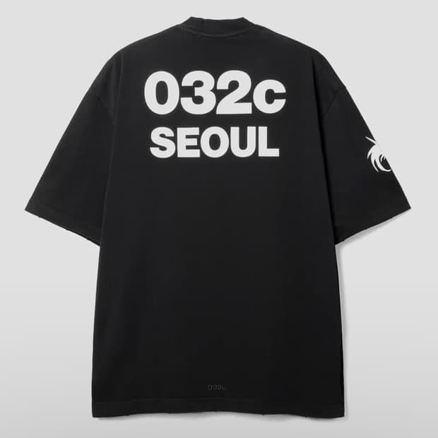 032c 서울 오버사이즈드 티셔츠