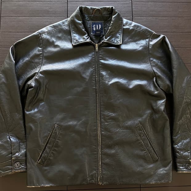 (L) 올드갭 레더 자켓