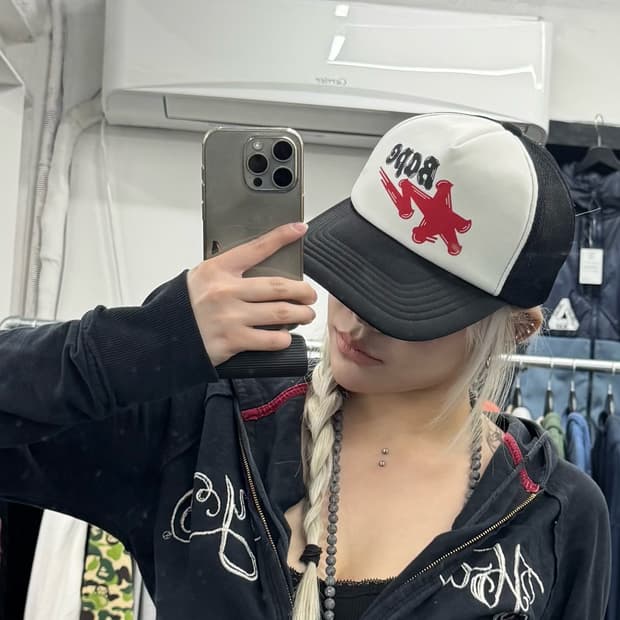 베이프 썸머백 메쉬캡