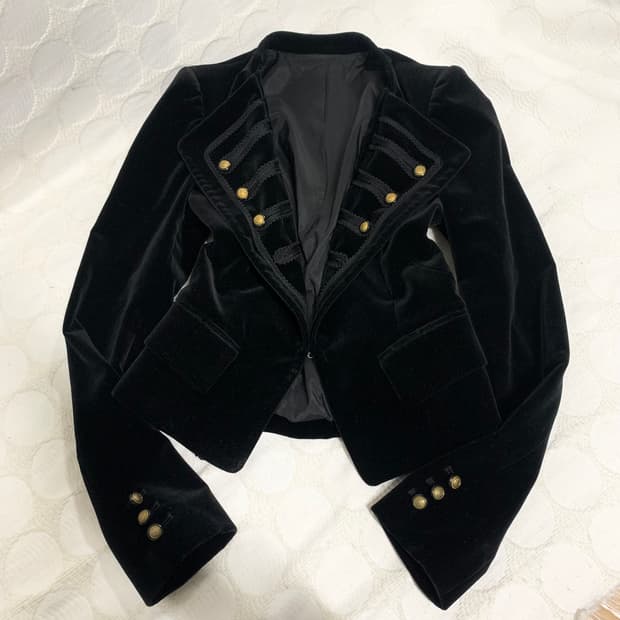 빈티지 나폴레옹 벨벳 자켓