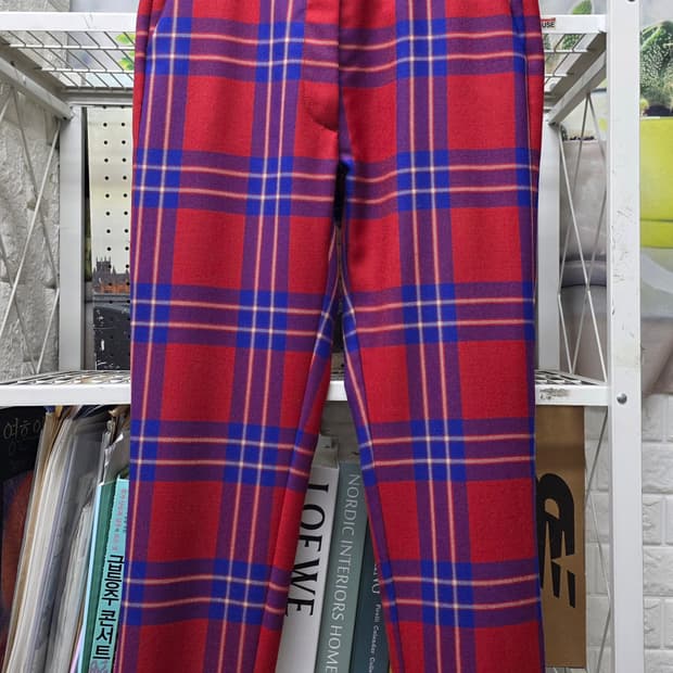 비비안웨스트우드 여성 겨울바지 24 타탄체크 울 팬츠 WL98