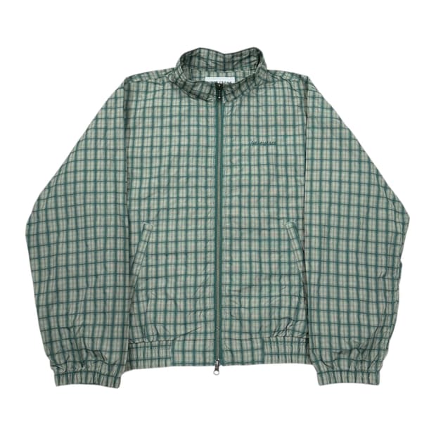 예스아이씨 윈도우페인 집 블루종 자켓 체크 그린 S
