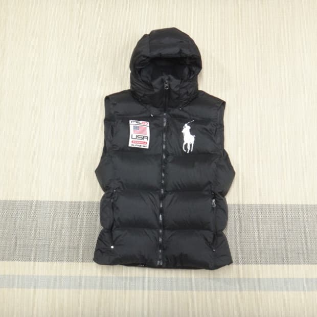 (S) 폴로랄프로렌 빅포니 자수 여성 패딩 베스트