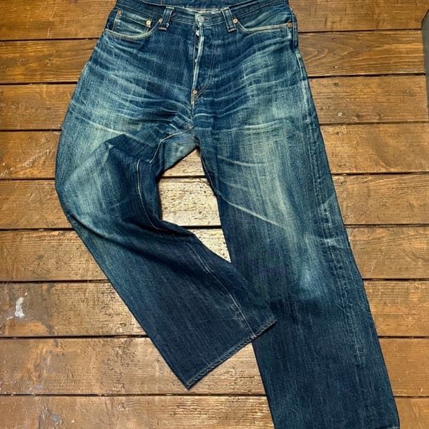 조맥코이 Joe Mccoy Lot.900s 와이드 스트레이트핏 셀비지 데